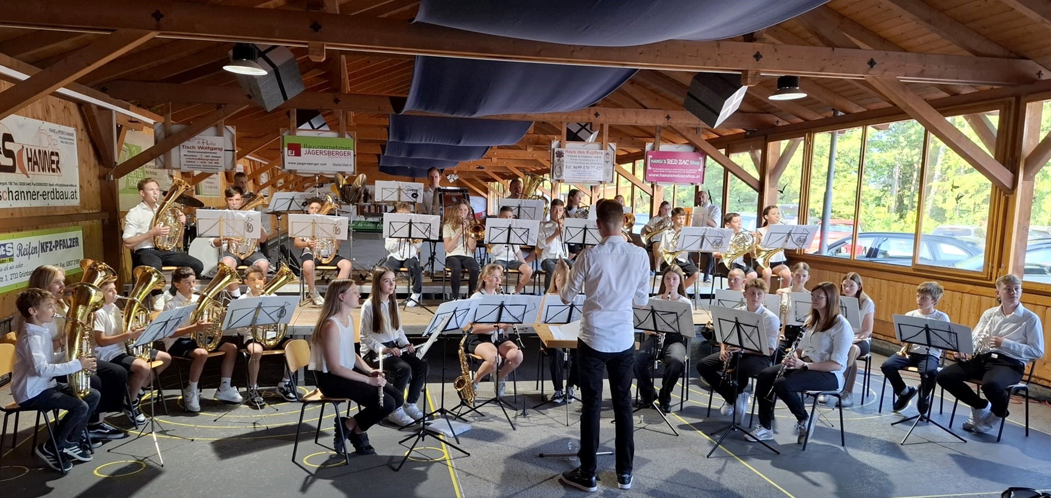 Jugendorchester bei ihrem Sommerkonzert